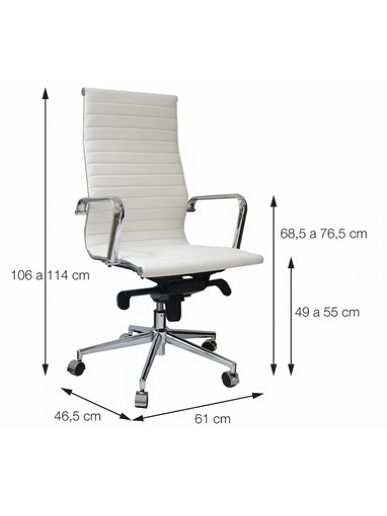 Silla Bishop Alta Gris