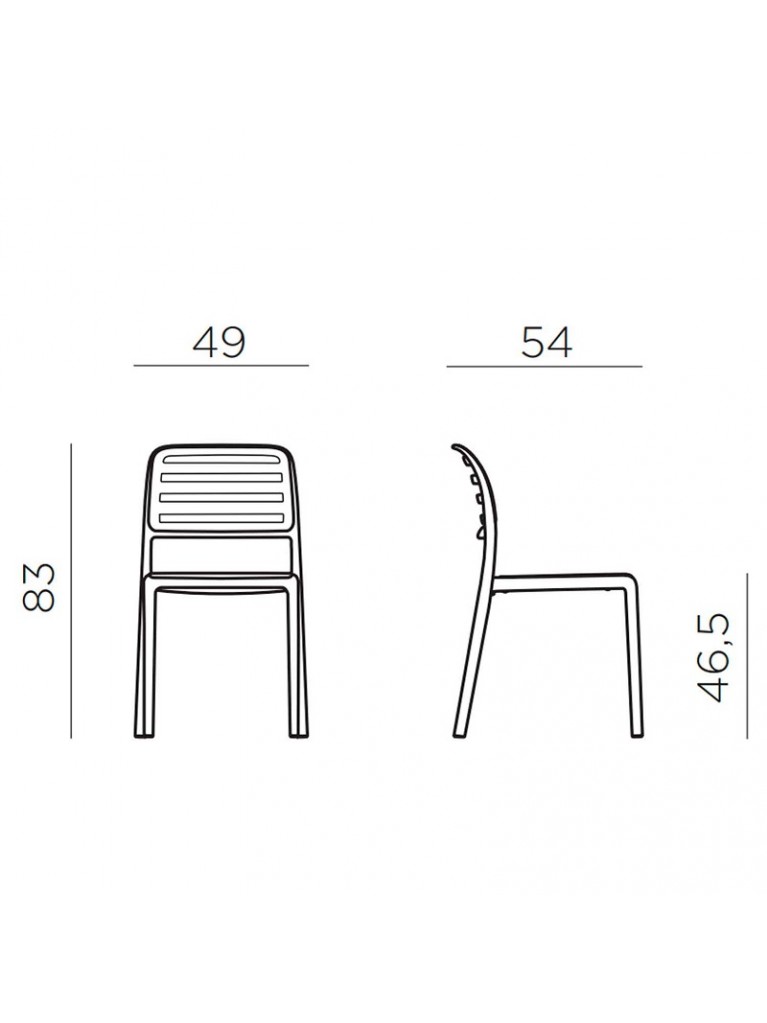 Silla Costa Tortora