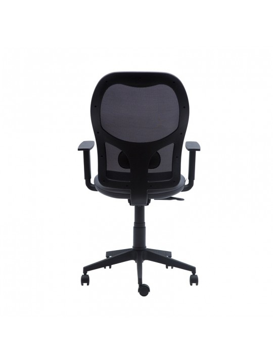 Silla Q3 Negra Malla Negra 