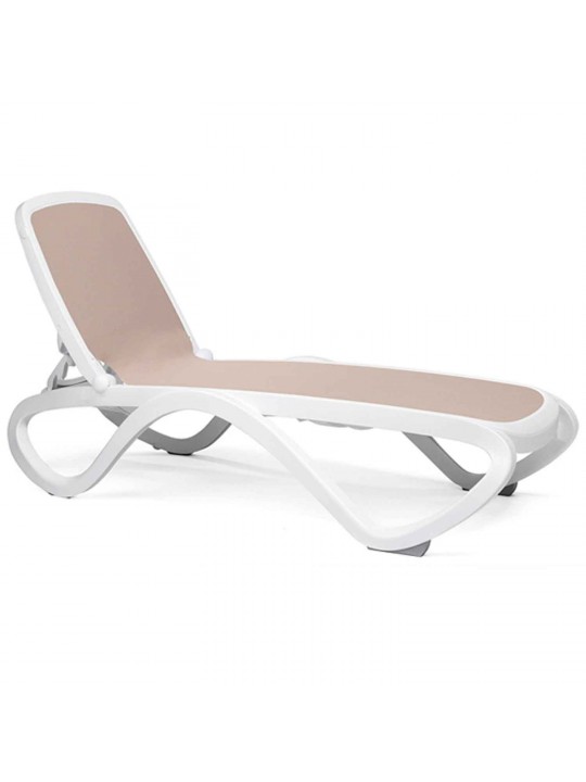 Reposera Omega Blanco Tortora